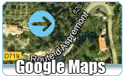Géolocalisation de notre entreprise par Google Maps et Street View.